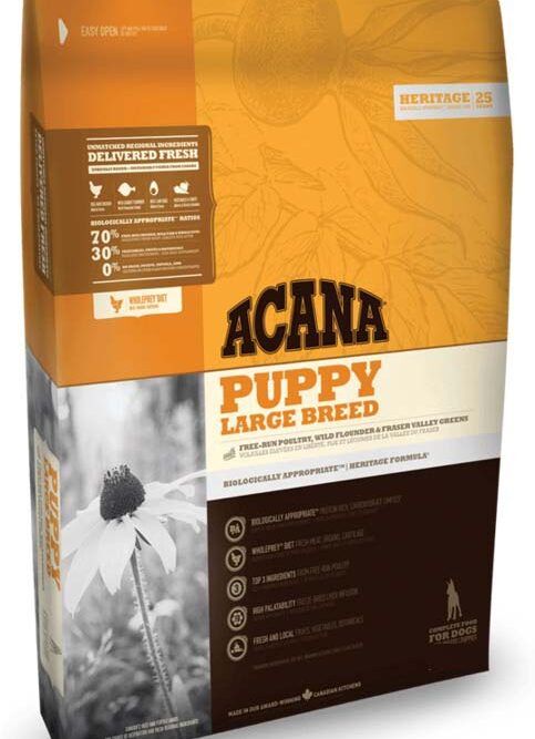 ACANA Heritage Hrană uscată PUPPY pentru câini de Talie Mare