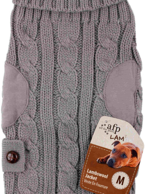 ALL FOR PAWS LAMBSWOOL Pulover tricotat pentru câini