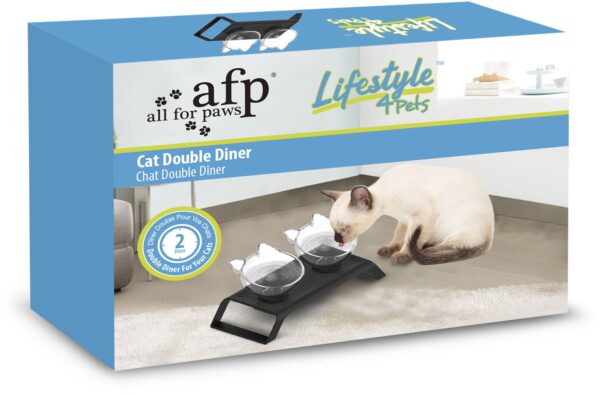 ALL FOR PAWS Lifestyle4Pets Bol dublu pentru pisici