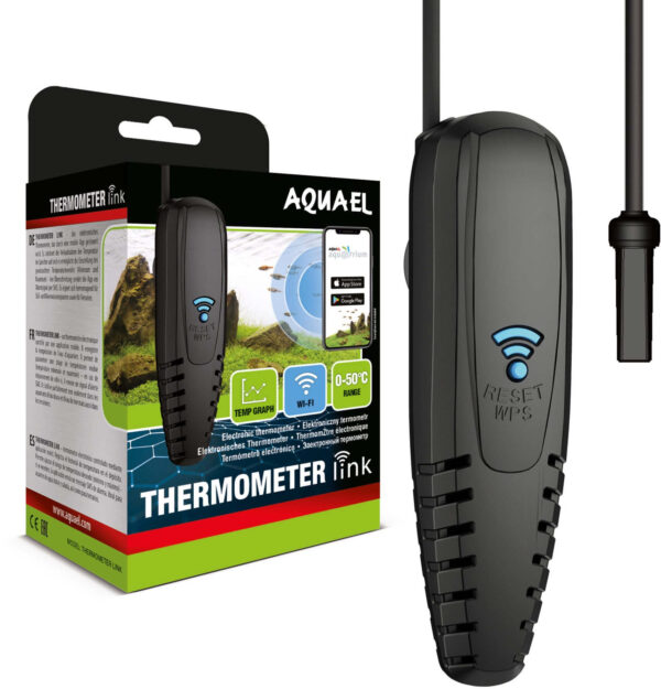 AQUAEL Termometru electronic pentru acvarii şi terarii Thermometer Link