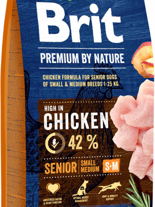 BRIT Premium by Nature SENIOR Small/Medium Breed