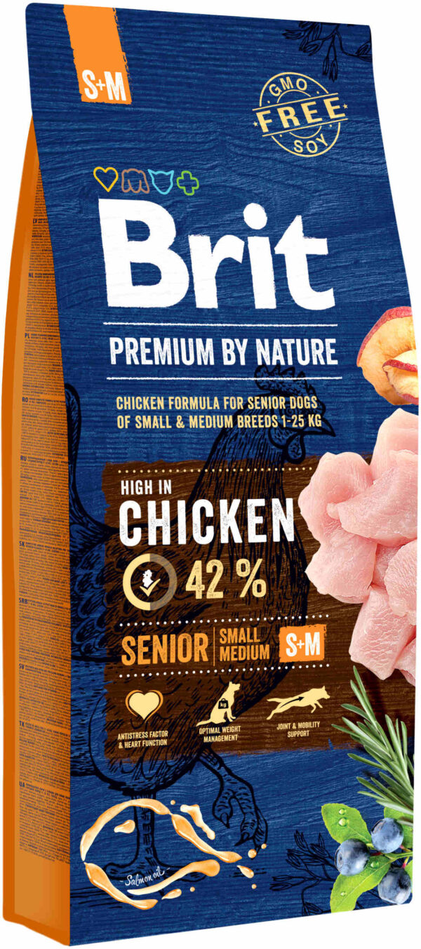 BRIT Premium by Nature SENIOR Small/Medium Breed