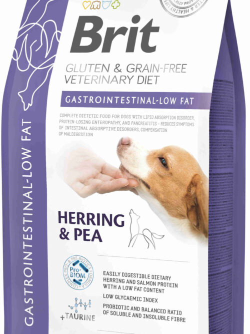 BRIT VD Gastrointestinal Low fat câini