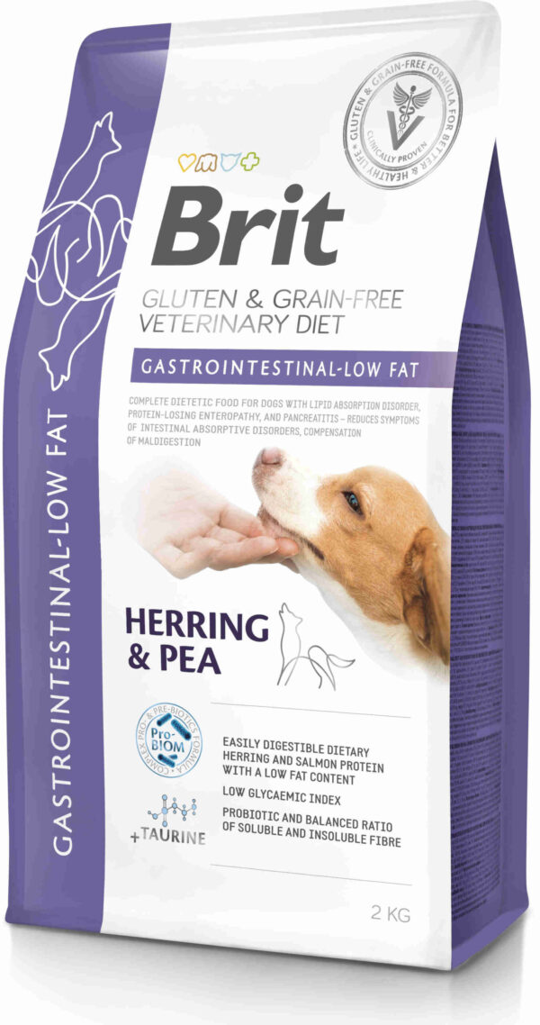 BRIT VD Gastrointestinal Low fat câini