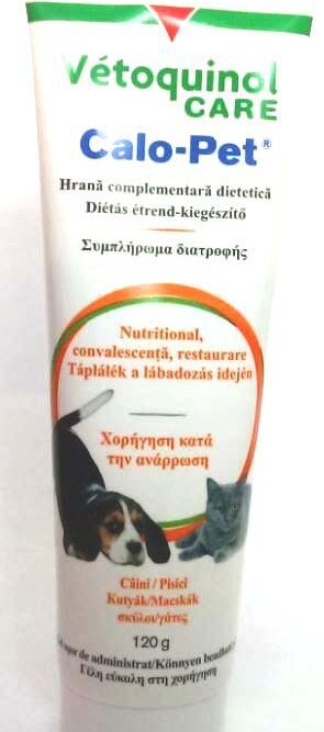 CALO-PET (Vetoquinol) Pastă supliment alimentar nutritiv şi caloric 120g