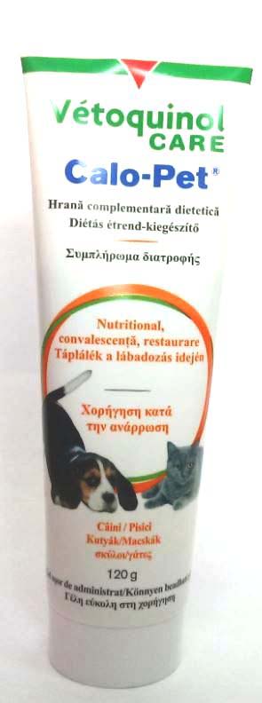 CALO-PET (Vetoquinol) Pastă supliment alimentar nutritiv şi caloric 120g