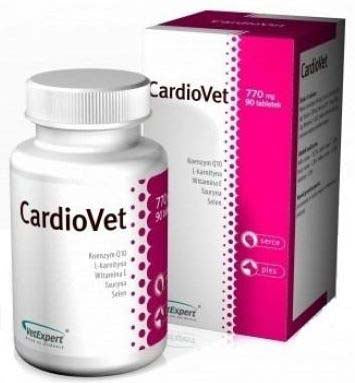 CARDIOVET Supliment pentru câini cu cardiomiopatie 770mg 90 comprimate