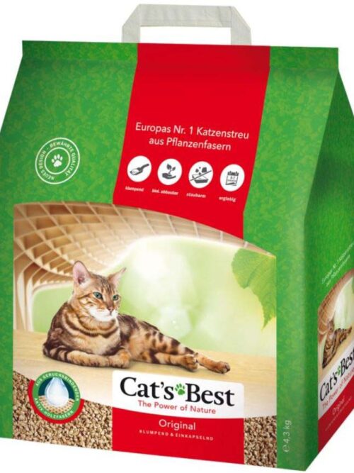 CAT'S BEST The Power of Nature Original Aşternut vegetal pentru pisici