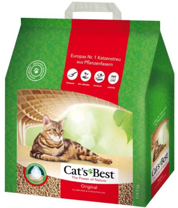 CAT'S BEST The Power of Nature Original Aşternut vegetal pentru pisici