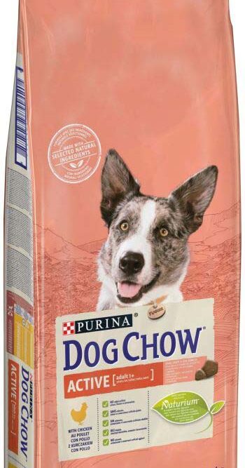 DOG CHOW Hrană uscată pt câini Adult ACTIVE