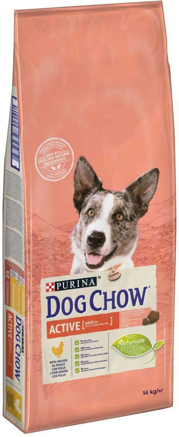 DOG CHOW Hrană uscată pt câini Adult ACTIVE