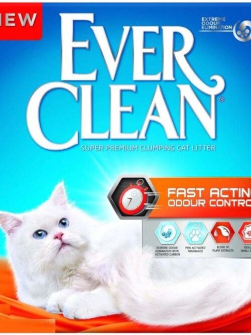 EVER CLEAN Fast Acting Odour Control Nisip pentru pisici 10L