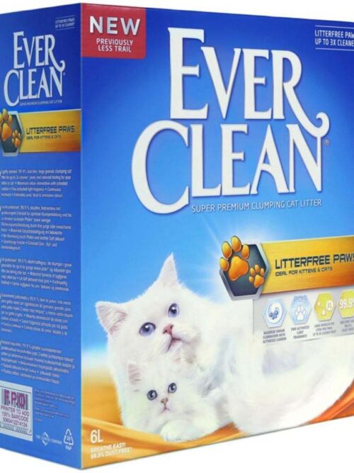 EVER CLEAN Litterfree Paws Nisip pentru pisici