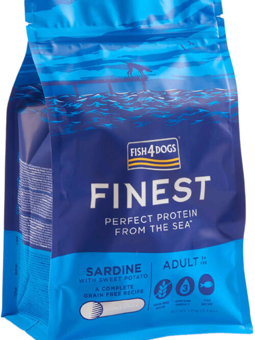 FISH4DOGS Finest Adult Sardine şi Cartofi dulci