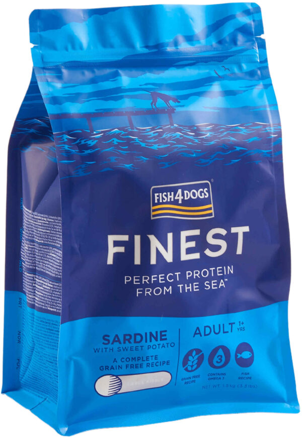 FISH4DOGS Finest Adult Sardine şi Cartofi dulci