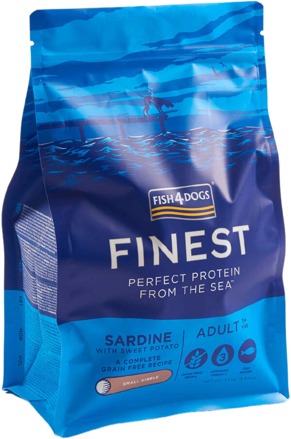 FISH4DOGS Finest Adult Sardine şi Cartofi dulci