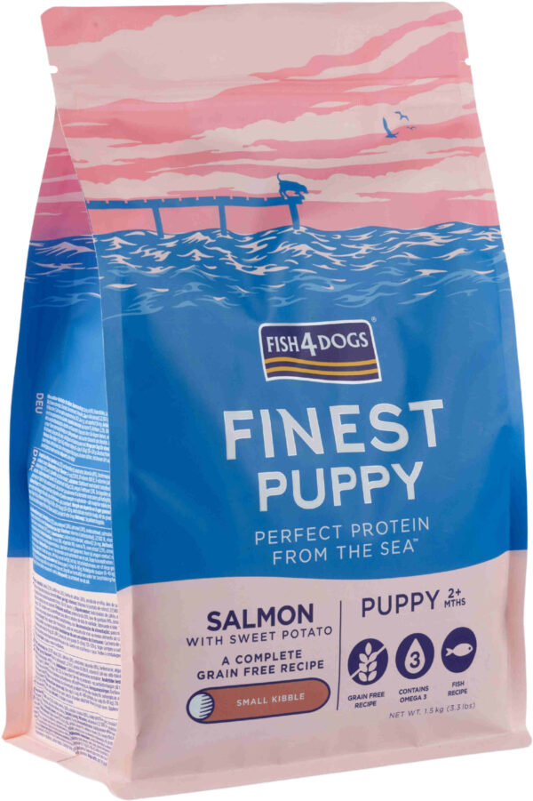 FISH4DOGS Finest PUPPY Somon şi Cartofi dulci