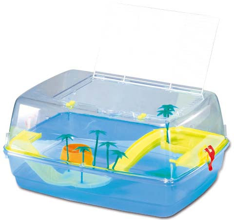 FOP Acvariu din plastic pentru broaşte ţestoase CORFU 53x38x25