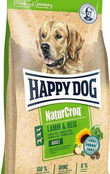 HAPPY DOG Natur Croq pentru câini adulţi Miel/Orez