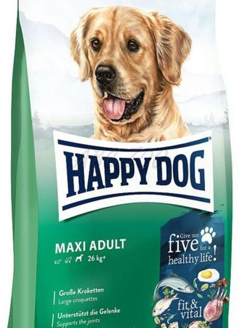 HAPPY DOG Supreme Fitt&Vital Adult Maxi Pasăre/Miel 14kg