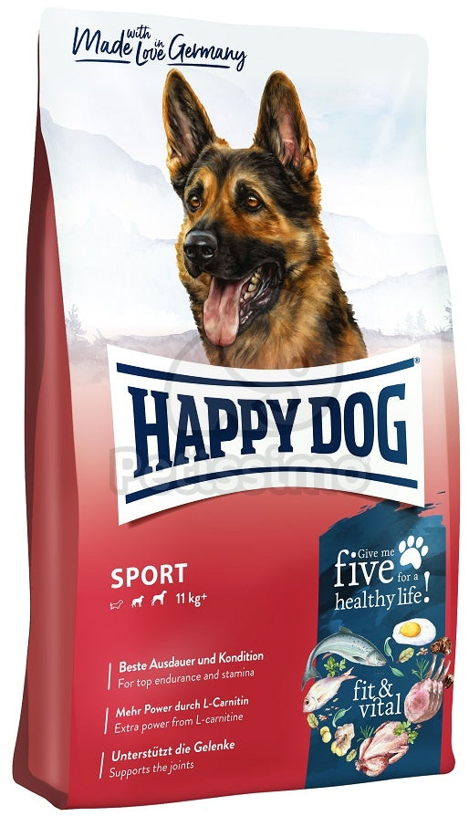 HAPPY DOG Supreme Fitt&Well Adult Sport Pasăre/Miel 14kg