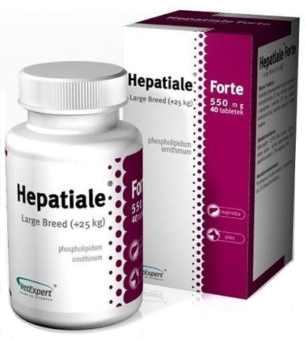 HEPATIALE FORTE pentru câini de talie mare 550mg