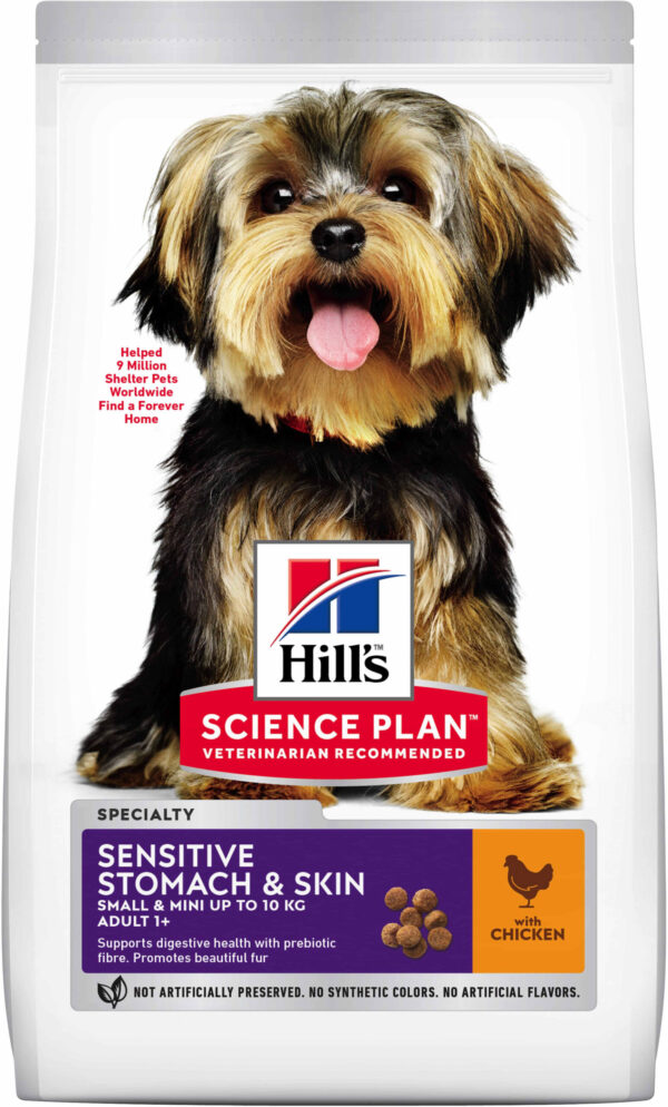 HILL's Canine Adult Small & Miniature SENSITIVE STOMACH & SKIN cu Pui