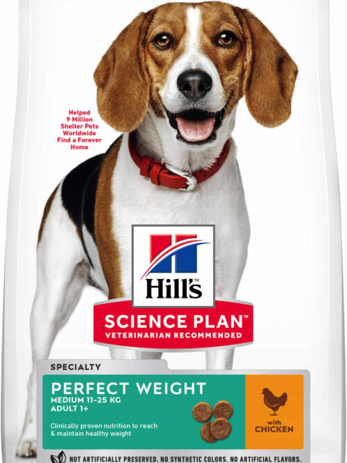 HILL's Canine Adult Talie Medie PERFECT WEIGHT