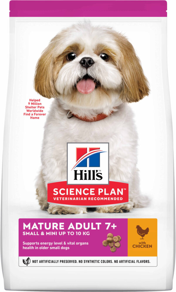 HILL's Canine MATURE Small & Miniature cu Pui