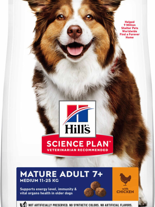 HILL's Canine MATURE Talie Medie cu Pui