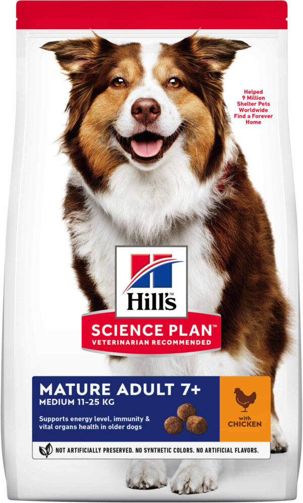 HILL's Canine MATURE Talie Medie cu Pui