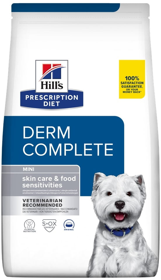 HILL's PD CANINE Hrană uscată Mini DERM COMPLETE