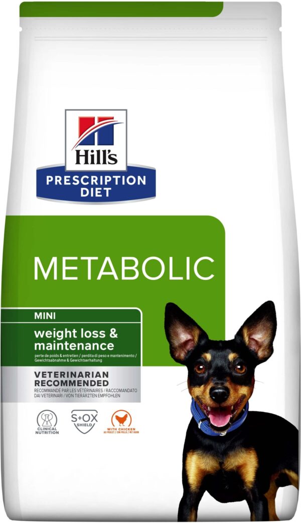 HILL's PD CANINE METABOLIC MINI Hrană pt.slăbire şi întreţinerea greutăţii