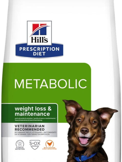 HILL's PD CANINE Metabolic Hrană uscată pt.slăbire şi întreţinerea greutăţii