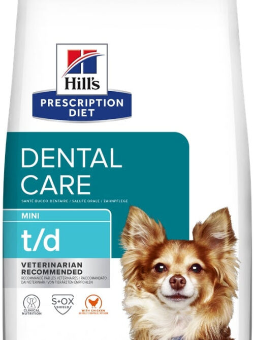 HILL's PD CANINE T/D MINI Hrană uscată pentru afecţiuni dentare 3kg