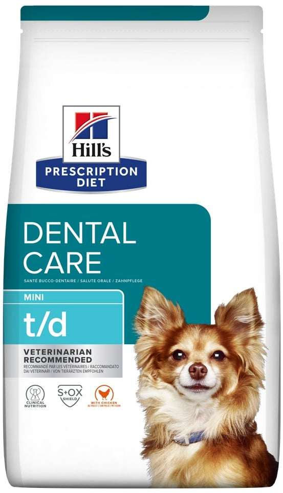 HILL's PD CANINE T/D MINI Hrană uscată pentru afecţiuni dentare 3kg