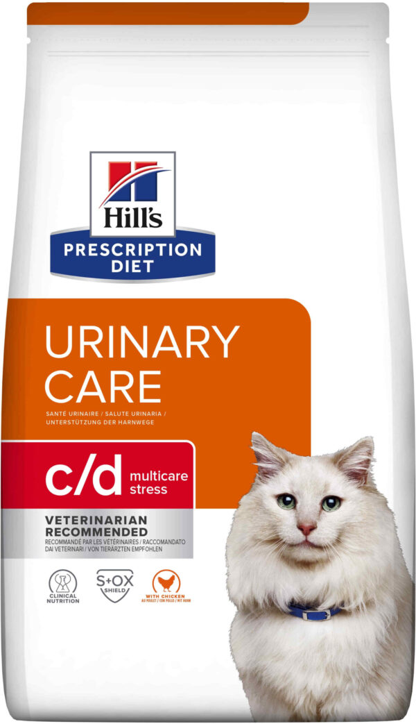 HILL's PD FELINE C/D Urinary Stress Hrană uscată pt vezica urinară şi uretră