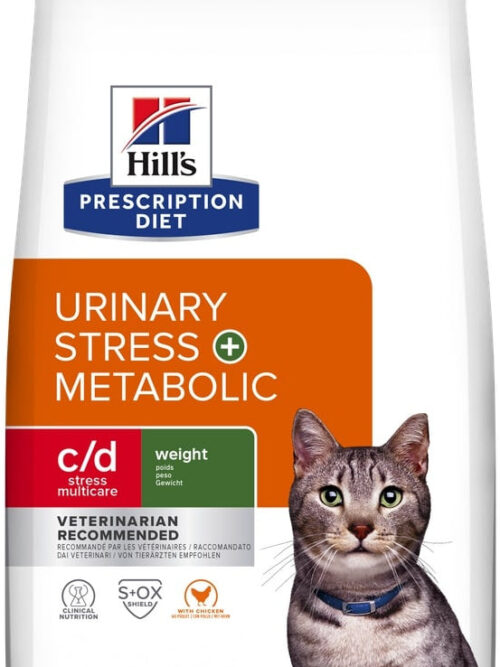 HILL's PD FELINE C/D Urinary Stress+Metabolic Hr uscată pt vez. urinară