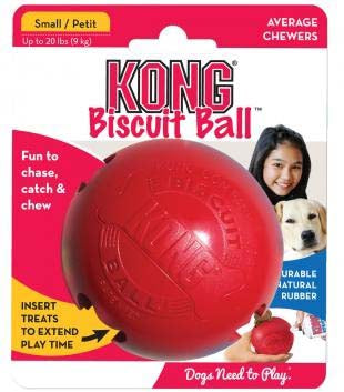 KONG Jucărie pentru câini Biscuit Ball Small