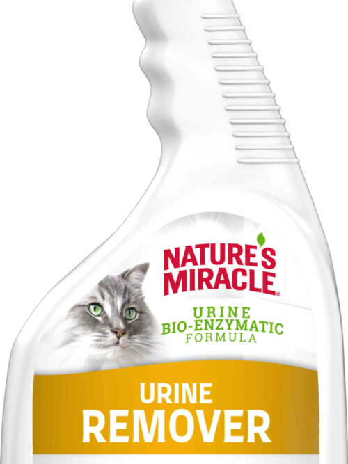 NATURE'S MIRACLE Urine Pisici soluţie pentru pete şi mirosuri neplăcute 946mll