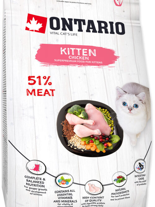 ONTARIO KITTEN Hrană uscată pentru pisicuţe