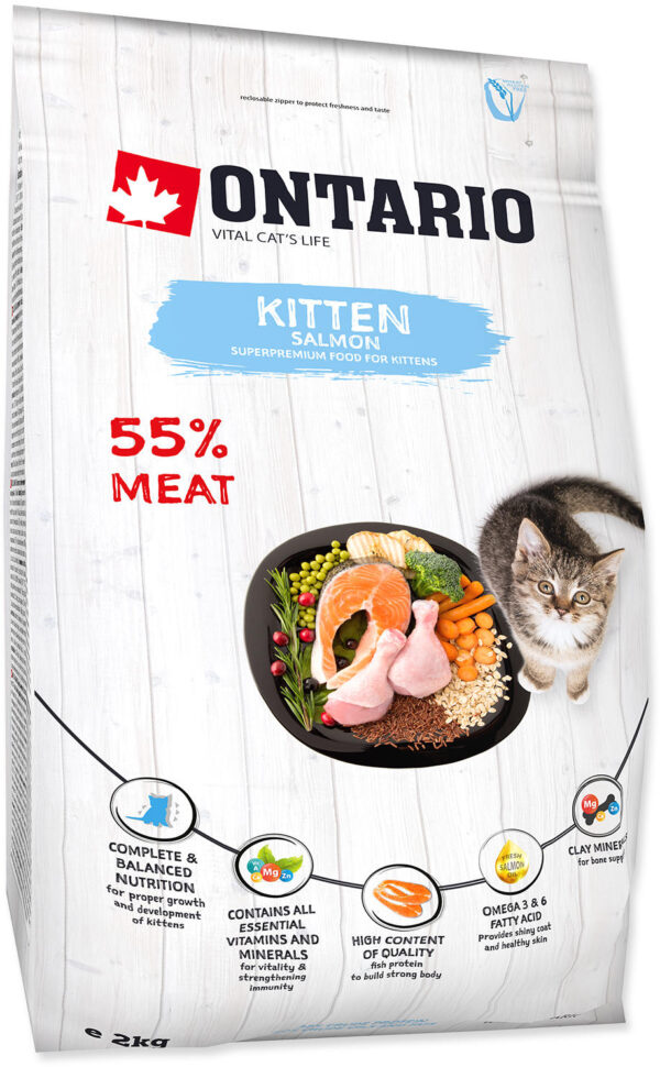 ONTARIO KITTEN Hrană uscată pentru pisicuţe