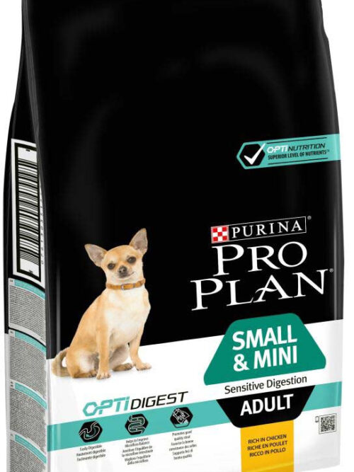 PRO PLAN Hrană uscată SENSITIVE DIGESTION câini Adult Small&Mini