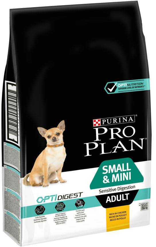 PRO PLAN Hrană uscată SENSITIVE DIGESTION câini Adult Small&Mini