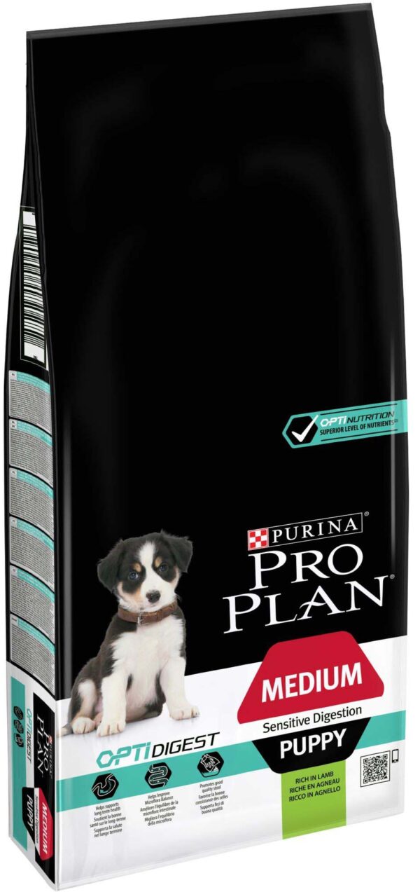 PRO PLAN Hrană uscată SENSITIVE DIGESTION câini PUPPY Medium Breed