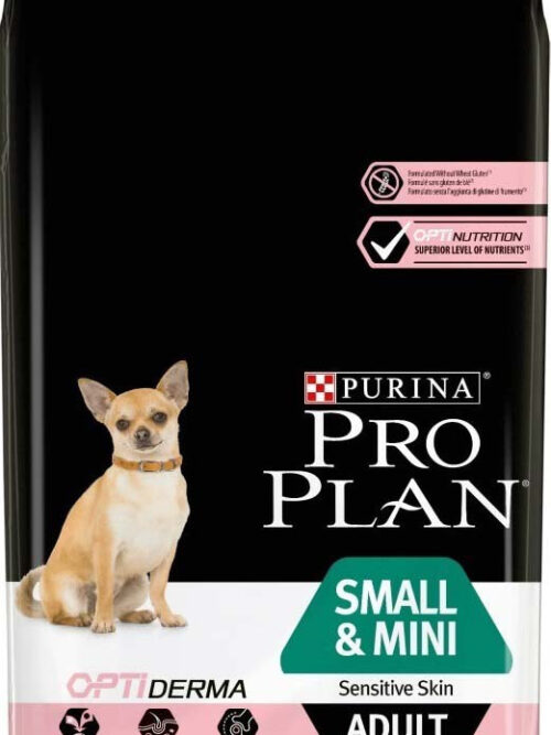 PRO PLAN Hrană uscată SENSITIVE SKIN pt câini Adult Small Breed