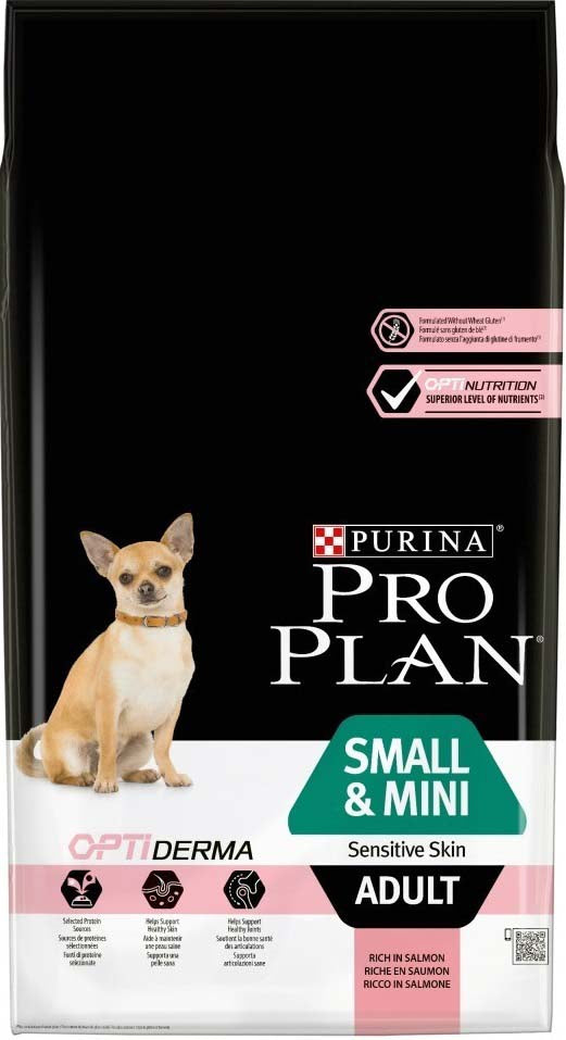 PRO PLAN Hrană uscată SENSITIVE SKIN pt câini Adult Small Breed