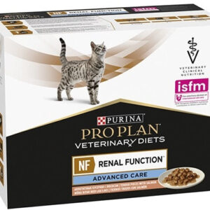 PURINA Veterinary Diets Feline NF Renal Function Advance Care plic Somon 10x85g