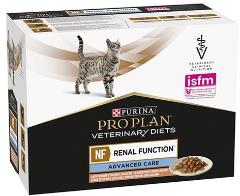 PURINA Veterinary Diets Feline NF Renal Function Advance Care plic Somon 10x85g