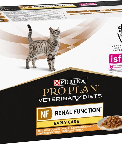 PURINA Veterinary Diets Feline NF Renal Function Early Care plic Pui 10x85g